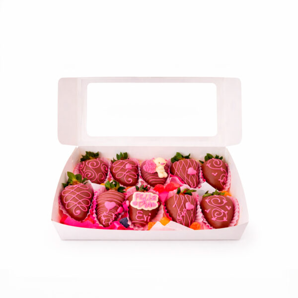 10 Fresas con chocolate