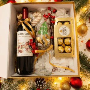 Felices Fiestas Vino ferrero