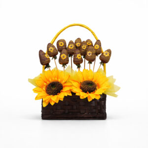 Cesta Girasoles